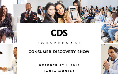 We'll be at FounderMade's Consumer Discovery Show!