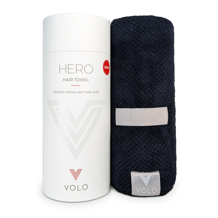 The VOLO Hero Hair Towel Luxe Packaging