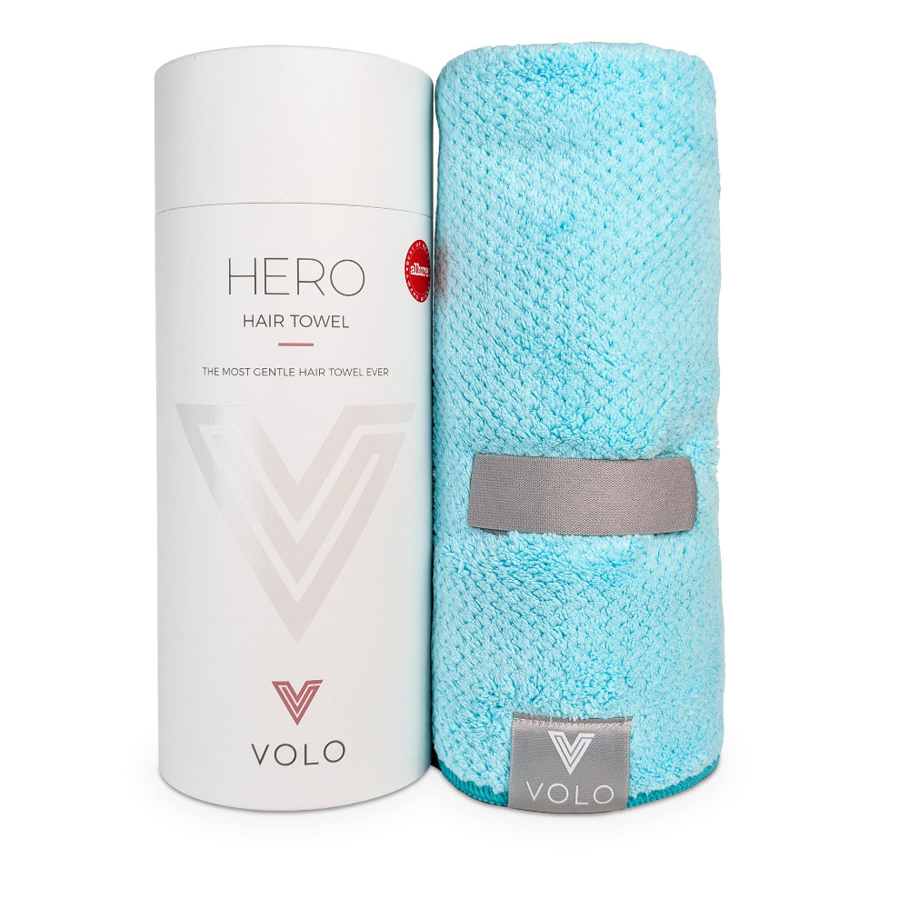 The VOLO Hero Hair Towel Luxe Packaging