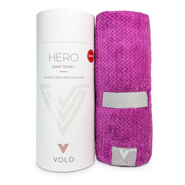 The VOLO Hero Hair Towel Luxe Packaging