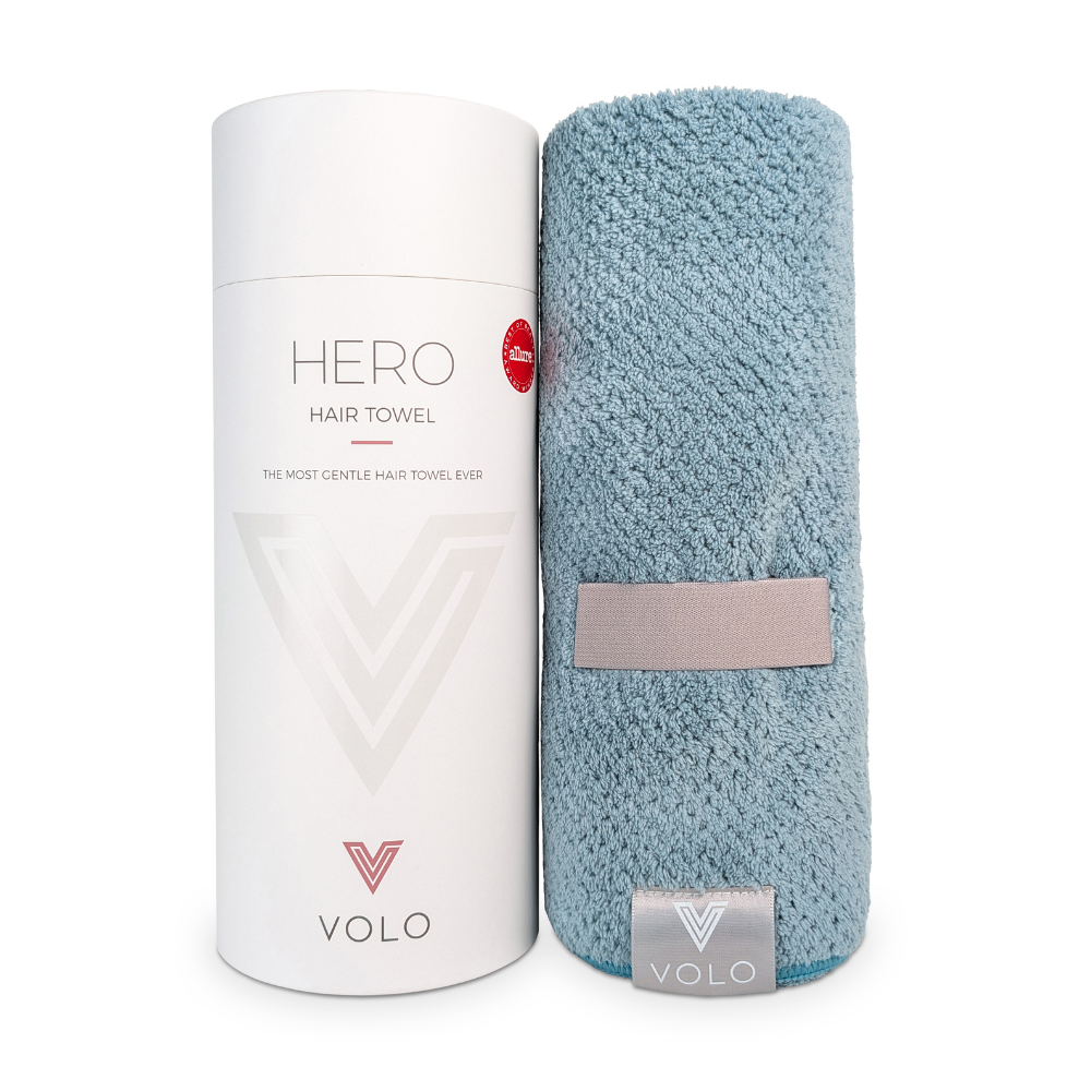 The VOLO Hero Hair Towel Luxe Packaging