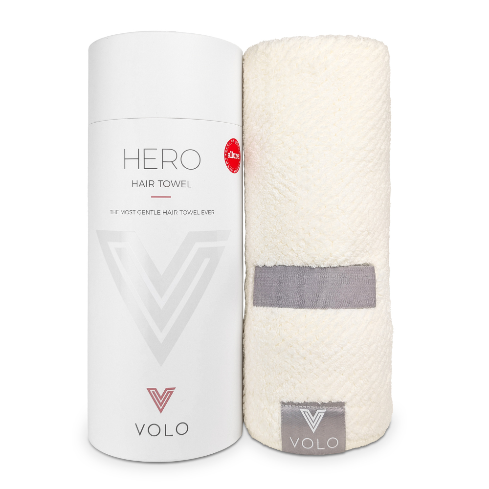 The VOLO Hero Hair Towel Luxe Packaging