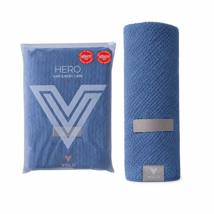 The VOLO Hero Nanoweave® Hair Towel Eco Tote Packaging