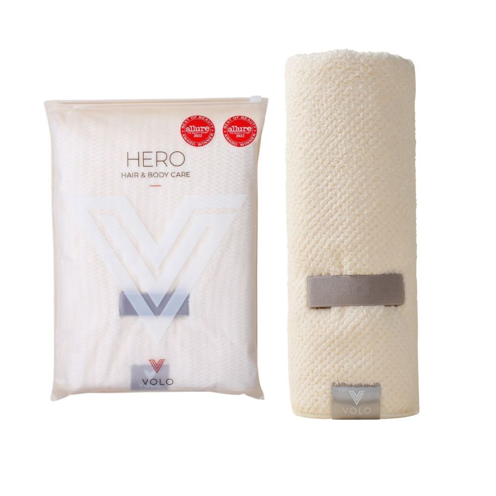 The VOLO Hero Nanoweave® Hair Towel Eco Tote Packaging